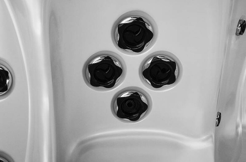 WANNA ZEWNĘTRZNA Z HYDROMASAŻEM AQUAPEUTIC 1538, 5-osobowa 220x220x99,5 cm