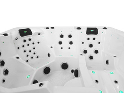 WANNA ZEWNĘTRZNA Z HYDROMASAŻEM AQUAPEUTIC 1313, 5-osobowa, 220x220x95 cm