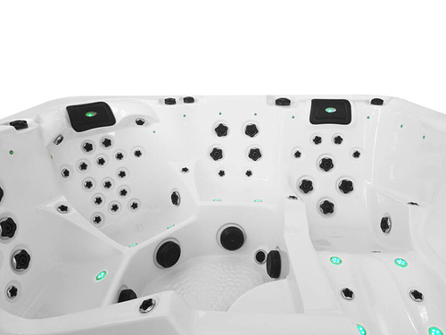 WANNA ZEWNĘTRZNA Z HYDROMASAŻEM AQUAPEUTIC 1313, 5-osobowa, 220x220x95 cm
