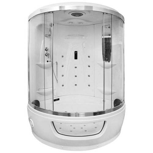 Kabino-sauna sucho-parowa z funkcją hydromasażu AQ-1549, 135X135X220 cm