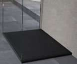 Brodzik Novellinii Novosolid 90x90x3,5 cm, czarny mat