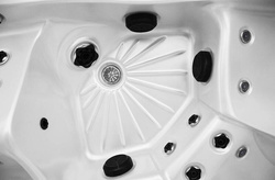 WANNA ZEWNĘTRZNA Z HYDROMASAŻEM AQUAPEUTIC 1538, 5-osobowa 220x220x99,5 cm