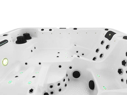 WANNA ZEWNĘTRZNA Z HYDROMASAŻEM AQUAPEUTIC 1313, 5-osobowa, 220x220x95 cm