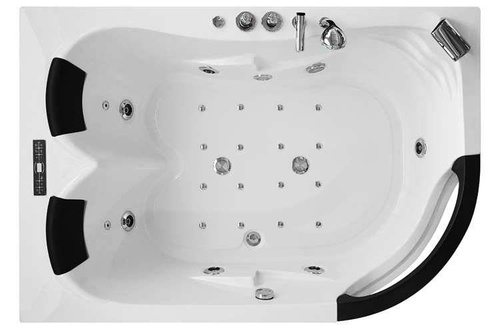 WANNA SPA Z HYDROMASAŻEM JACUZZI AQUAPEUTIC AQ-1665, 2-osobowa, 180x120x63 cm, lewa