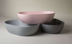 Umywalka nablatowa Ravon Space z korkiem klik-klak 54,5 x 35 x 14 cm, kolor mat