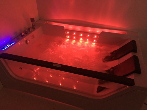WANNA SPA Z HYDROMASAŻEM JACUZZI AQUAPEUTIC AQ-810, 2-osobowa 180x120x61cm lewa