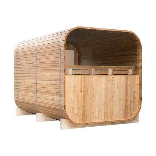 Sauna sucha fińska ogrodowa, 8-osobowa 210x210x300 cm