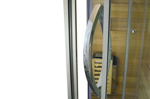 Kabino-sauna sucho-parowa z funkcją hydromasażu AQ-751,180x110x223cm, biała, lewa