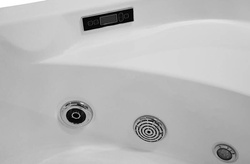 Kabino-sauna sucho-parowa z funkcją hydromasażu AQ-1549, 135X135X220 cm