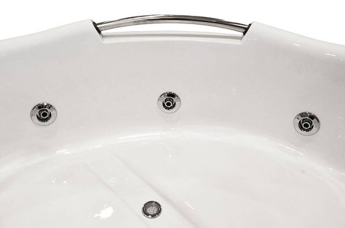 WANNA Z HYDROMASAŻEM NAROŻNA JACUZZI AQUAPEUTIC AQ-311, 2-osobowa 150x150x75 cm