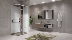 KABINA MASAŻOWO-PAROWA Novellini GLAX 2 2.0 A 100x100 cm, DRZWI PRZESUWNE, SREBRNA, CZARNA LUB CORDA