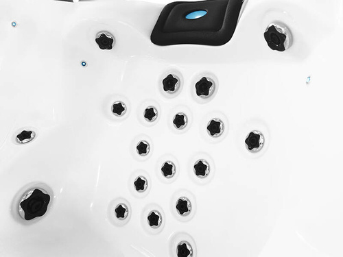 WANNA ZEWNĘTRZNA Z HYDROMASAŻEM AQUAPEUTIC 1313, 5-osobowa, 220x220x95 cm