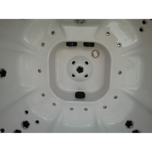 Wanna zewnętrzna SPA z hydromasażem AQ-138, 222x222x97 cm, bez obudowy