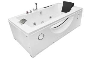 WANNA SPA Z HYDROMASAŻEM JACUZZI AQUAPEUTIC AQ-107 PLUS, 1-osobowa 180x91x60 cm prawa