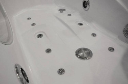 WANNA SPA Z HYDROMASAŻEM JACUZZI AQUAPEUTIC AQ-1633, PLUS 1-osobowa 168x86x60 cm, lewa