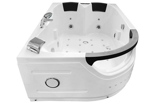 WANNA SPA Z HYDROMASAŻEM JACUZZI AQUAPEUTIC AQ-1665, 2-osobowa, 180x120x63 cm, prawa