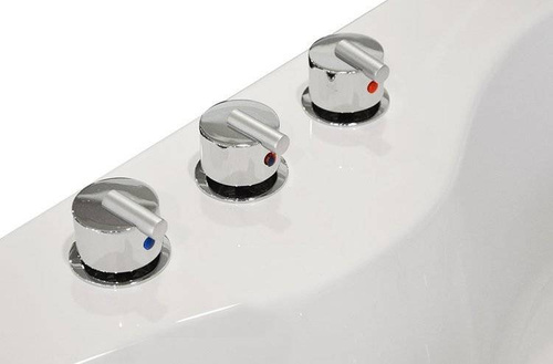 WANNA Z HYDROMASAŻEM NAROŻNA JACUZZI AQUAPEUTIC AQ-636 TOP, 2-osobowa 135x135x60 cm