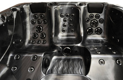 WANNA ZEWNĘTRZNA Z HYDROMASAŻEM AQUAPEUTIC 1661, 5-osobowa 200x200x80 cm, z obudową
