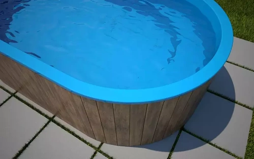Basen zewnętrzny/ogrodowy 4,0x2,4x1,12 m, odporny na UV