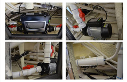 WANNA ZEWNĘTRZNA Z HYDROMASAŻEM AQUAPEUTIC 1661, 5-osobowa 200x200x80 cm, z obudową