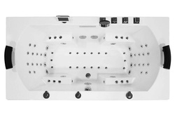 WANNA SPA Z HYDROMASAŻEM JACUZZI AQUAPEUTIC 0011A, 2-osobowa 180x90x70 cm