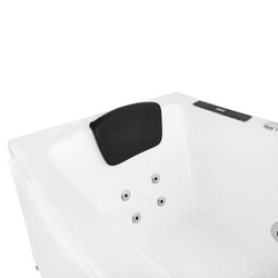 Wanna łazienkowa SPA z hydromasażem AQ-1684, 1-osobowa 170 x 85 x 195 cm, prawa