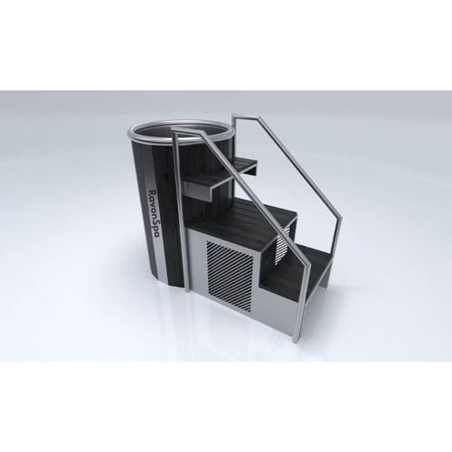 RavonSpa Beczka do morsowania Pro, Ice Barrel , Ice tube – nowoczesna beczka do kąpieli lodowych z filtracją i ozonem