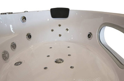 WANNA SPA Z HYDROMASAŻEM JACUZZI AQUAPEUTIC AQ-1638 TOP, 2-osobowa 150x150x55,5 cm