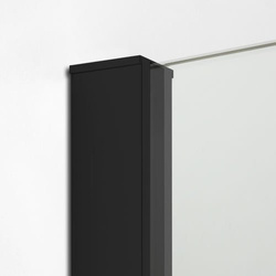 Kabina walk in New Modus Black 80x200, czarny mat