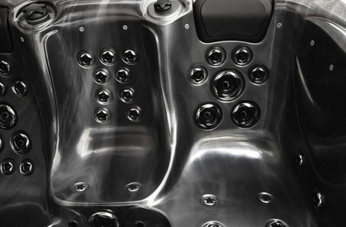 WANNA ZEWNĘTRZNA Z HYDROMASAŻEM AQUAPEUTIC 1661, 5-osobowa 200x200x80 cm, z obudową