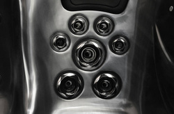 WANNA ZEWNĘTRZNA Z HYDROMASAŻEM AQUAPEUTIC 1661, 5-osobowa 200x200x80 cm, z obudową