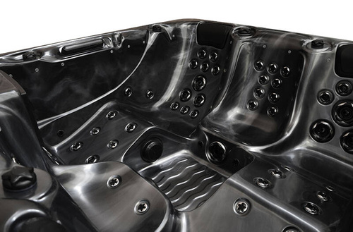 WANNA ZEWNĘTRZNA Z HYDROMASAŻEM AQUAPEUTIC 1661, 5-osobowa 200x200x80 cm, z obudową