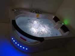WANNA SPA Z HYDROMASAŻEM JACUZZI AQUAPEUTIC AQ-1665 TOP, 2-osobowa, 180x120x63 cm, prawa