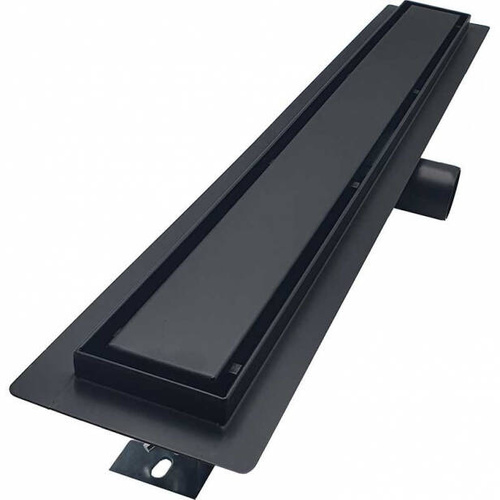 Odpływ liniowy czarny mat 2w1 60 CM, niski syfon 52 mm