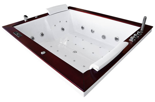 WANNA SPA Z HYDROMASAŻEM AQUAPEUTIC AQ-1666, 2-osobowa, 150x180x67 cm, z obudową