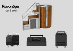 RavonSpa Ice Barrel – nowoczesna beczka do kąpieli lodowych z filtracją i ozonem