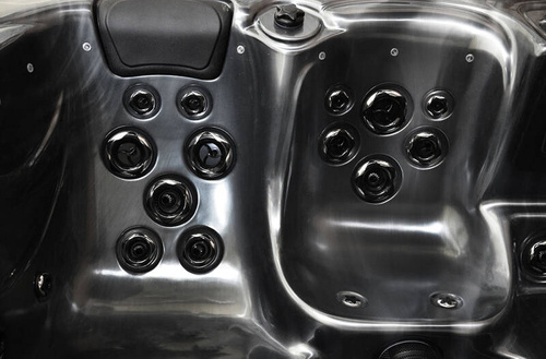 WANNA ZEWNĘTRZNA Z HYDROMASAŻEM AQUAPEUTIC 1661, 5-osobowa 200x200x80 cm, z obudową