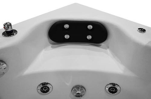 Wanna z hydromasażem narożna SPA AQ-1004 2-osobowa, 152x152x56 cm