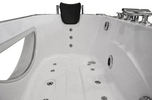 WANNA SPA Z HYDROMASAŻEM JACUZZI AQUAPEUTIC AQ-1633, PLUS 1-osobowa 168x86x60 cm, lewa