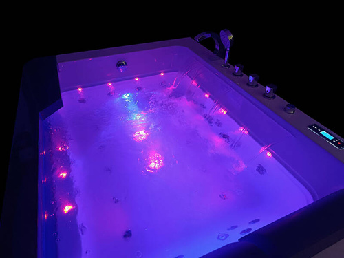 WANNA SPA Z HYDROMASAŻEM JACUZZI AQUAPEUTIC AQ-180 2-osobowa 173x120x68 cm, PRAWA