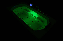 WANNA SPA Z HYDROMASAŻEM JACUZZI AQUAPEUTIC 0011A, 2-osobowa 180x90x70 cm