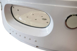 WANNA SPA Z HYDROMASAŻEM JACUZZI AQUAPEUTIC AQ-1638 TOP, 2-osobowa 150x150x55,5 cm