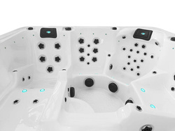 WANNA ZEWNĘTRZNA Z HYDROMASAŻEM AQUAPEUTIC 1313, 5-osobowa, 220x220x95 cm
