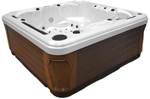 WANNA ZEWNĘTRZNA Z HYDROMASAŻEM AQUAPEUTIC 1662, 4-osobowa 200x200x80 cm, z obudową