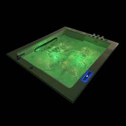 WANNA SPA Z HYDROMASAŻEM JACUZZI AQUAPEUTIC AQ-0031A, 2-osobowa 140x140x70 cm