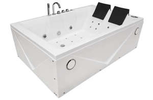 WANNA SPA Z HYDROMASAŻEM JACUZZI AQUAPEUTIC AQ-1642 PLUS 2-osobowa 186x121x65 cm PRAWA