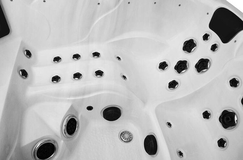 WANNA ZEWNĘTRZNA Z HYDROMASAŻEM AQUAPEUTIC 1343 6-osobowa, 230X230X95 CM