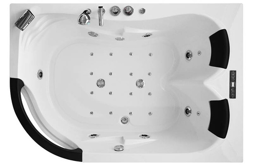 WANNA SPA Z HYDROMASAŻEM JACUZZI AQUAPEUTIC AQ-1665 PLUS, 2-osobowa, 180x120x63 cm, prawa