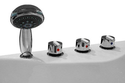 WANNA SPA Z HYDROMASAŻEM JACUZZI AQUAPEUTIC AQ-101 TOP, 2-osobowa 140x140x68cm