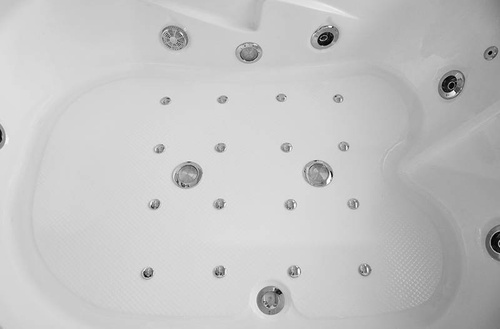 WANNA SPA Z HYDROMASAŻEM JACUZZI AQUAPEUTIC AQ-1665 PLUS, 2-osobowa, 180x120x63 cm, prawa